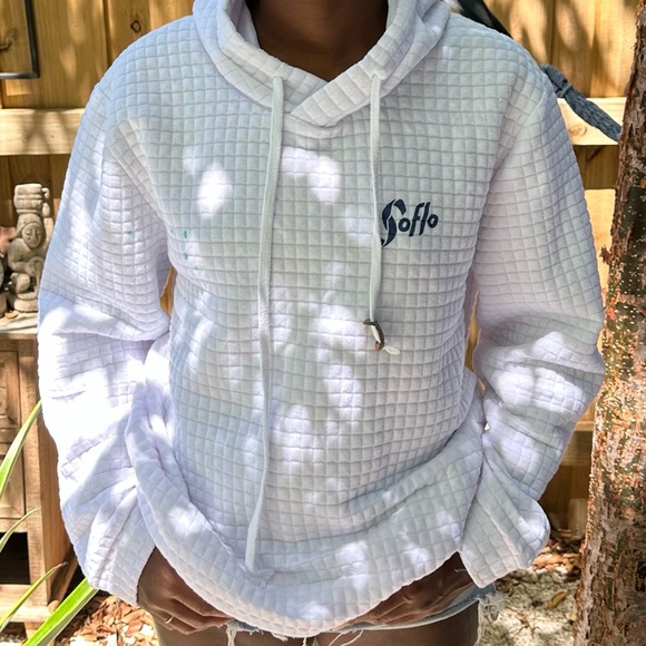 Soflo Riders quilted hoodie palm logo - Picture 2 of 3